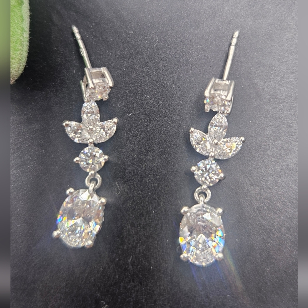 Swarovski Zirconia Dangle Earrings
